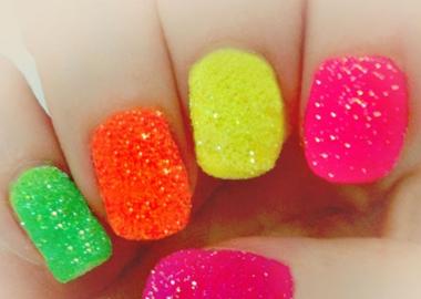 açúcar para unhas
